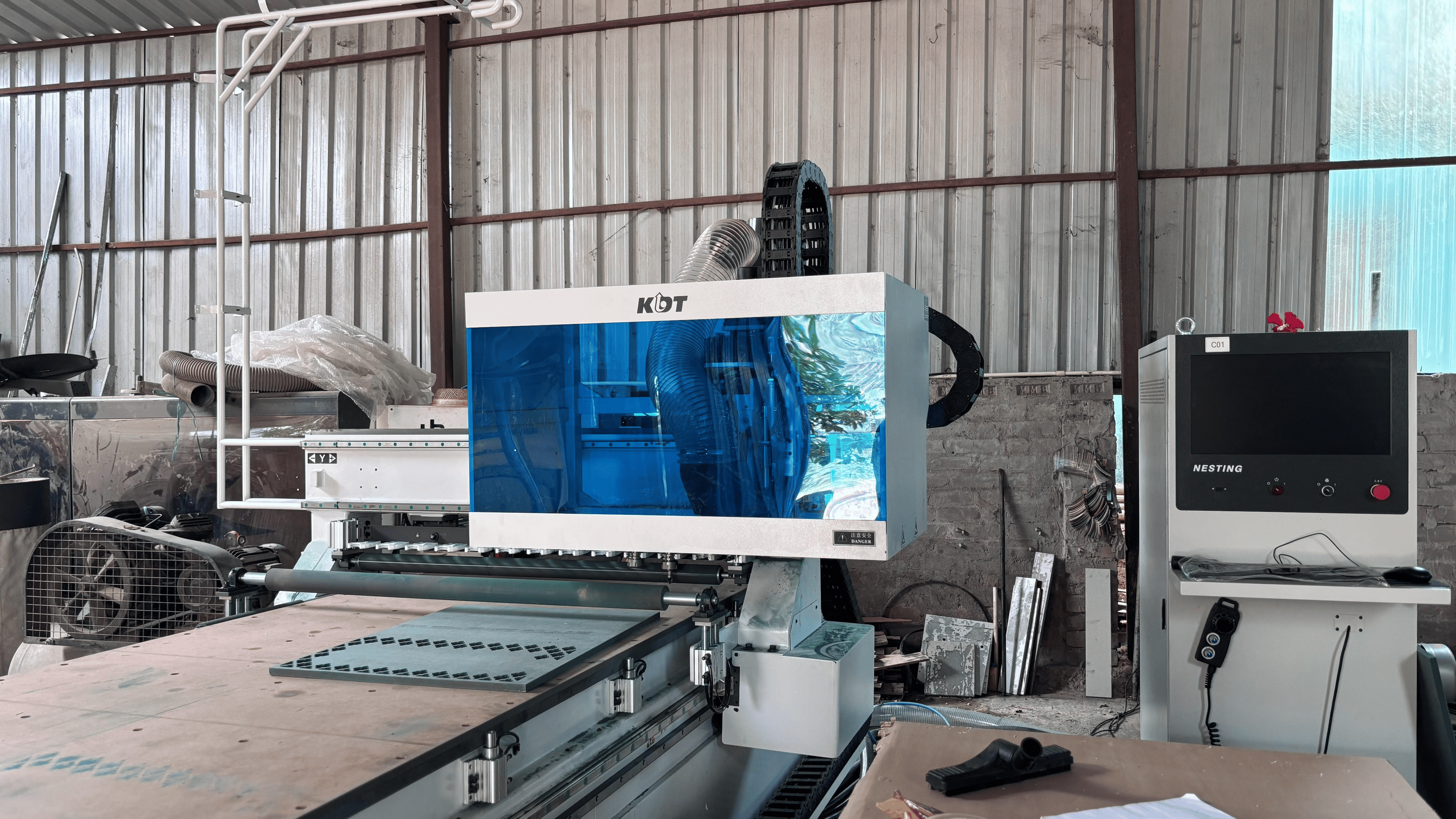 Precision furniture manufacturing process at ROU Interior Decor